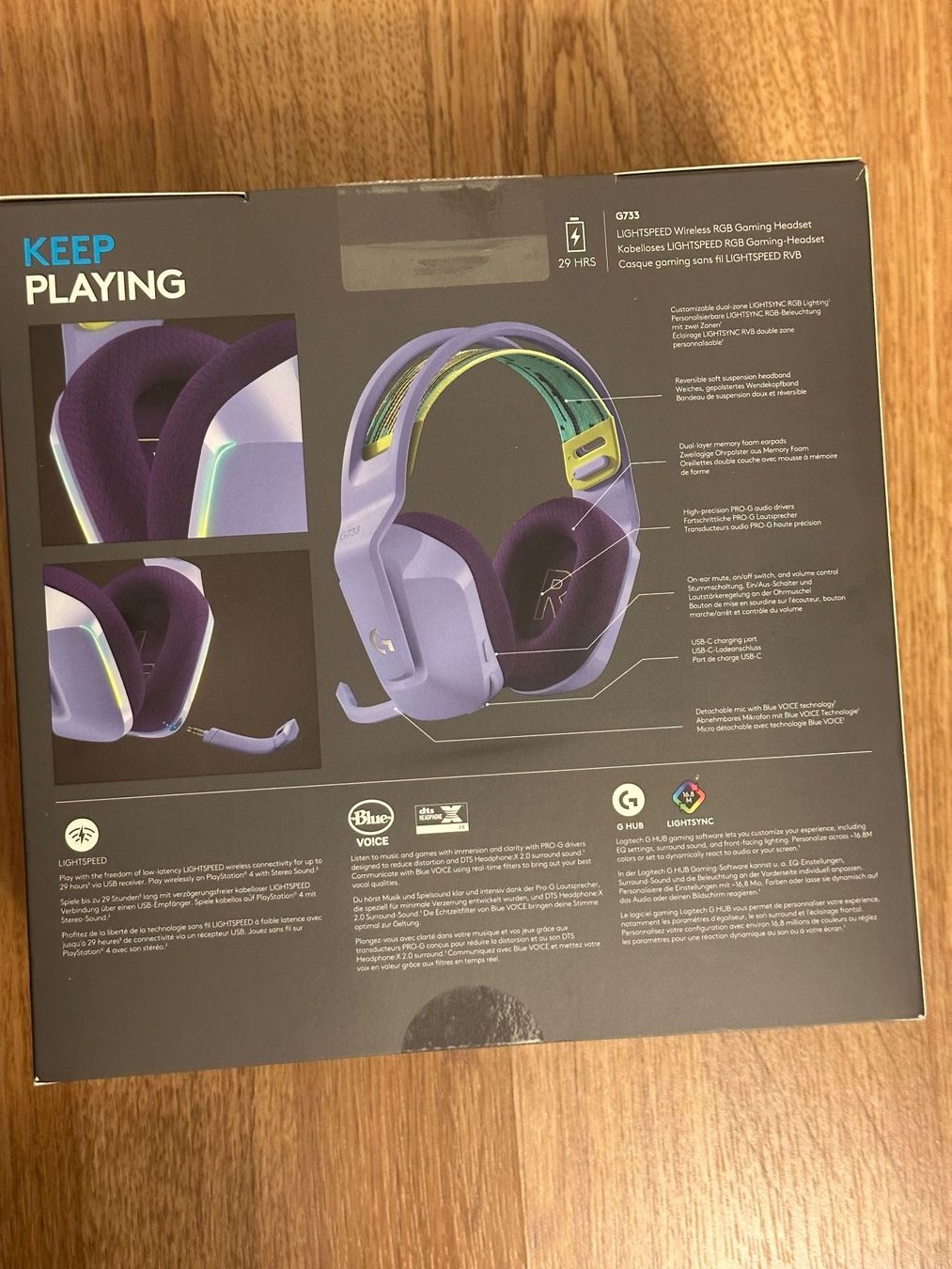 Logitech Cuffie: Logitech G733 Gaming Headset – Nuovo e nell'imballaggio originale da Ennenda venduto da schueppi 1