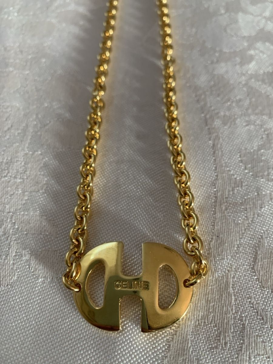 Celine Catenine: Vintage Celine necklace – Usato da Geneve venduto da Fashionpassion6 3