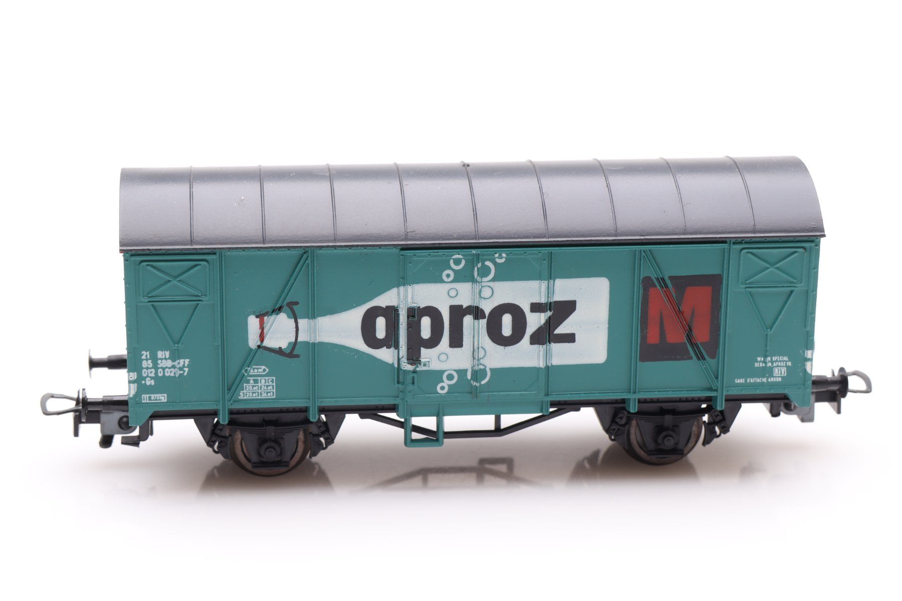 Liliput Modellini di ferrovie: 4x Liliput Güterwagen, H0 – Usato da Ried (Muotathal) venduto da Modellbahn.swiss 5