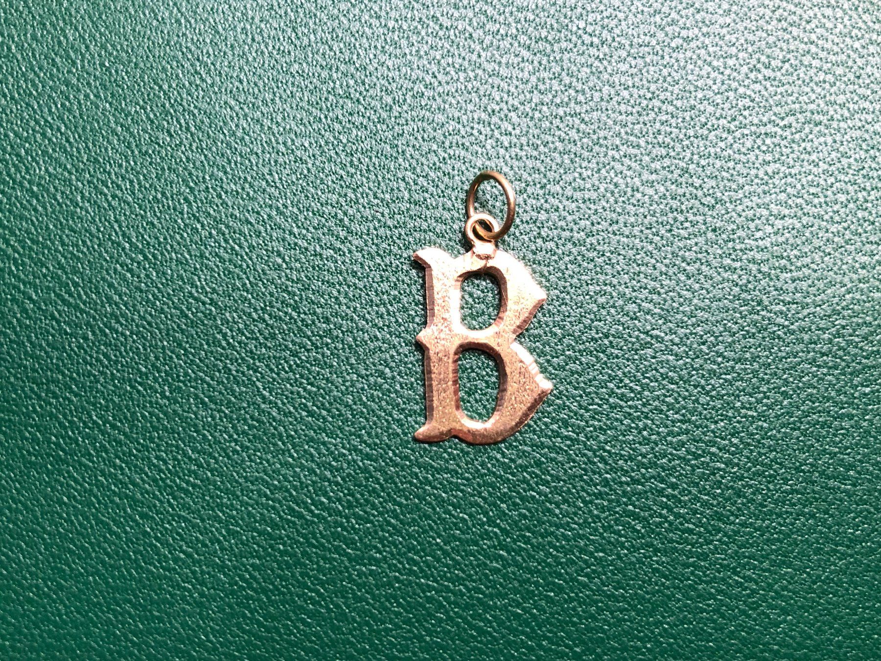 Ciondoli: Buchstabe "B" aus Gelbgold 18 Karat 750 – Usato da Bern venduto da bombich 3