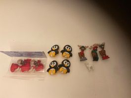 Spezielle-Knöpfe, Pinguin, Rentier, Amor Pfeil, Set