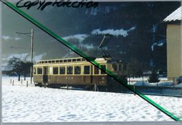 Meiringen - Innertkirchen. BOB Triebwagen. Foto!