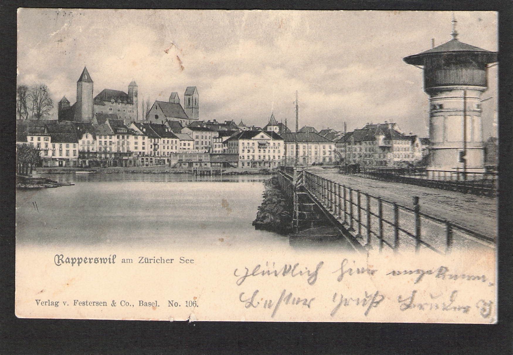Cartoline postali: AK,SG Rapperswil 1901 – Usato da Reichenburg venduto da Pipo-67