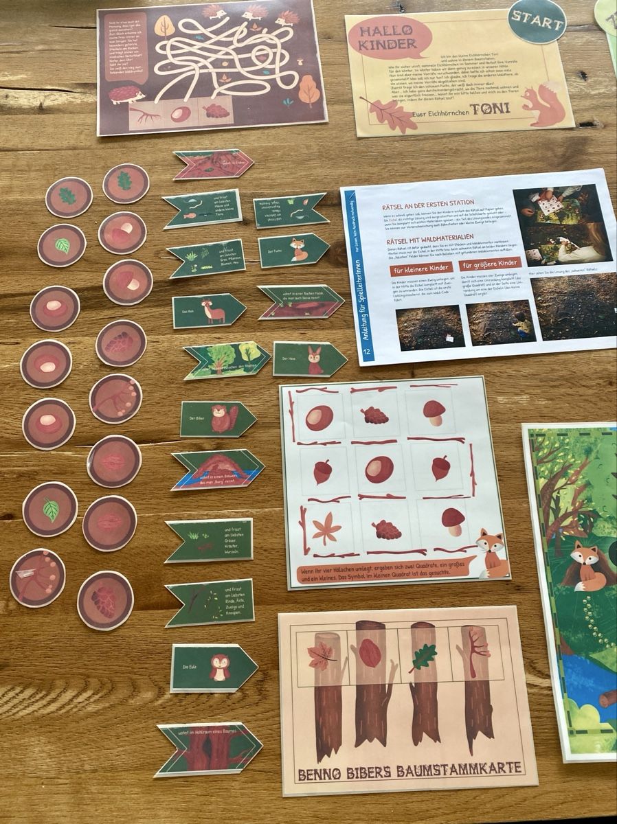 Giochi: Schatzsuche, Thema Waldabenteuer – Usato da Thalwil venduto da val_bm5t 5