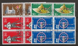 1955 : Serie Nr. 320 - 323 im VB, Ersttag