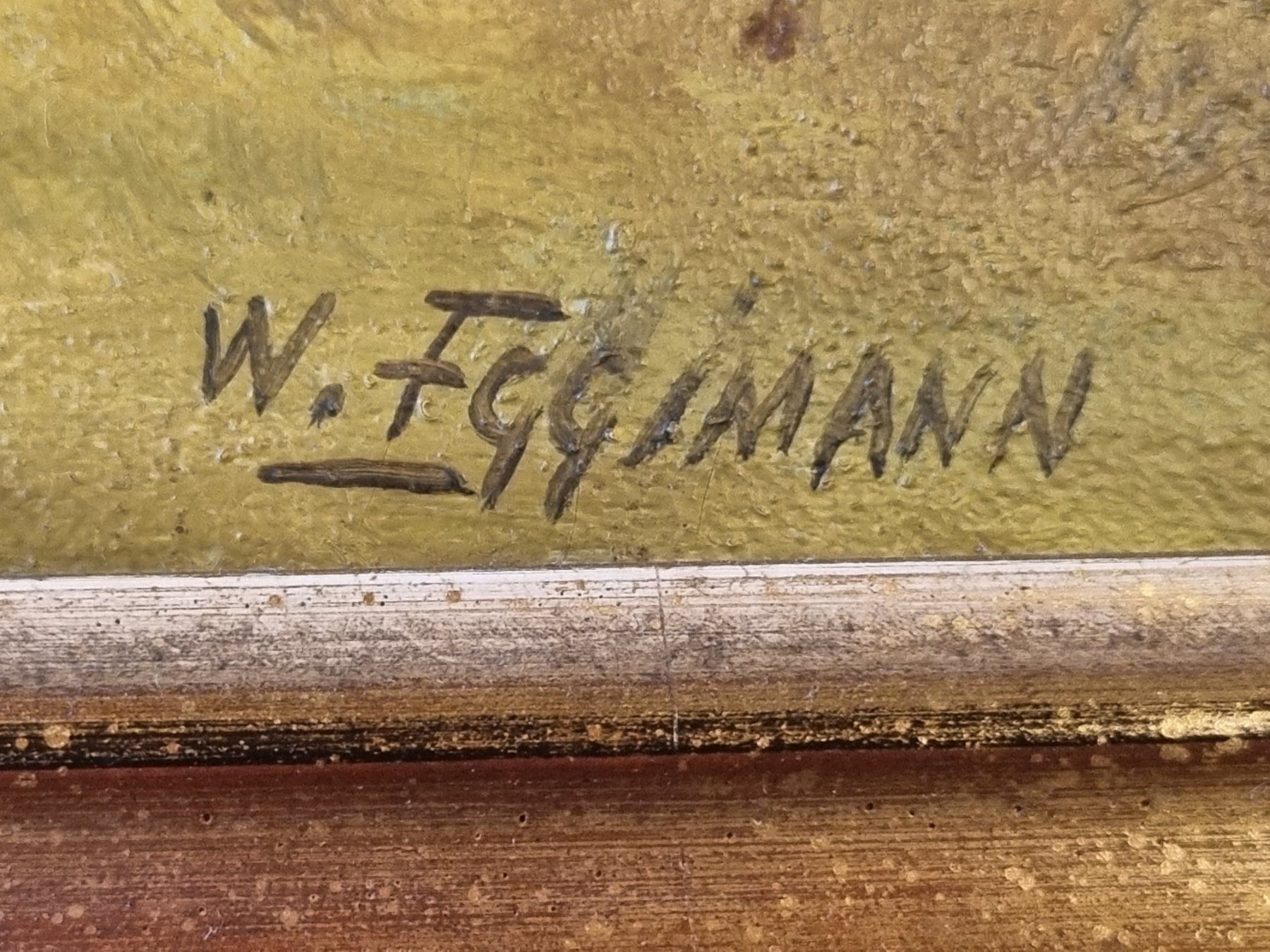 Dipinti: Walter Eggimann Öl Gemälde 60x45 SIKART – Usato da Scharnachtal venduto da devin03 1