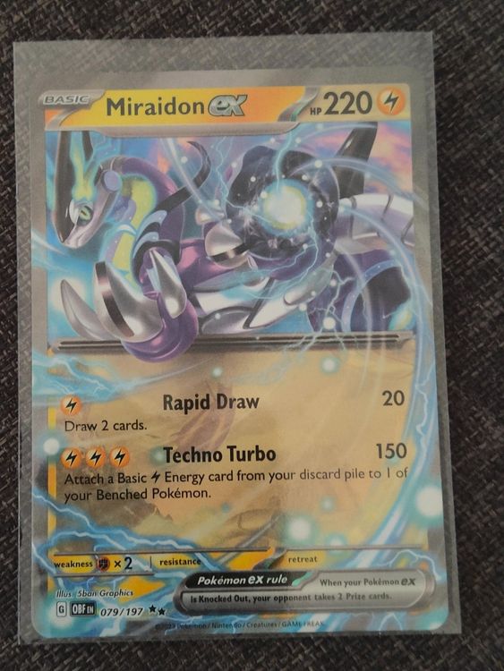 OBF 079 Miraidon EX EN Obsidian Flames | Kaufen Auf Ricardo