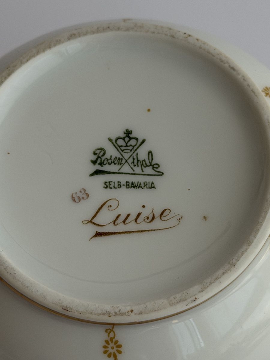 Rosenthal Vasen & Gefässe: Vase Rosenthal Luise fleurs et dorures  – Gebraucht aus Genève von mar_nd6c 6