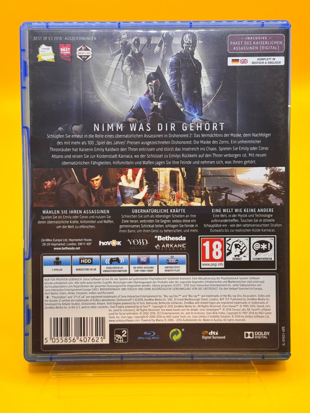 Sony Giochi: Dishonored 2 PS4 Uncut – Usato da Oberwil b. Zug venduto da silver2024 1