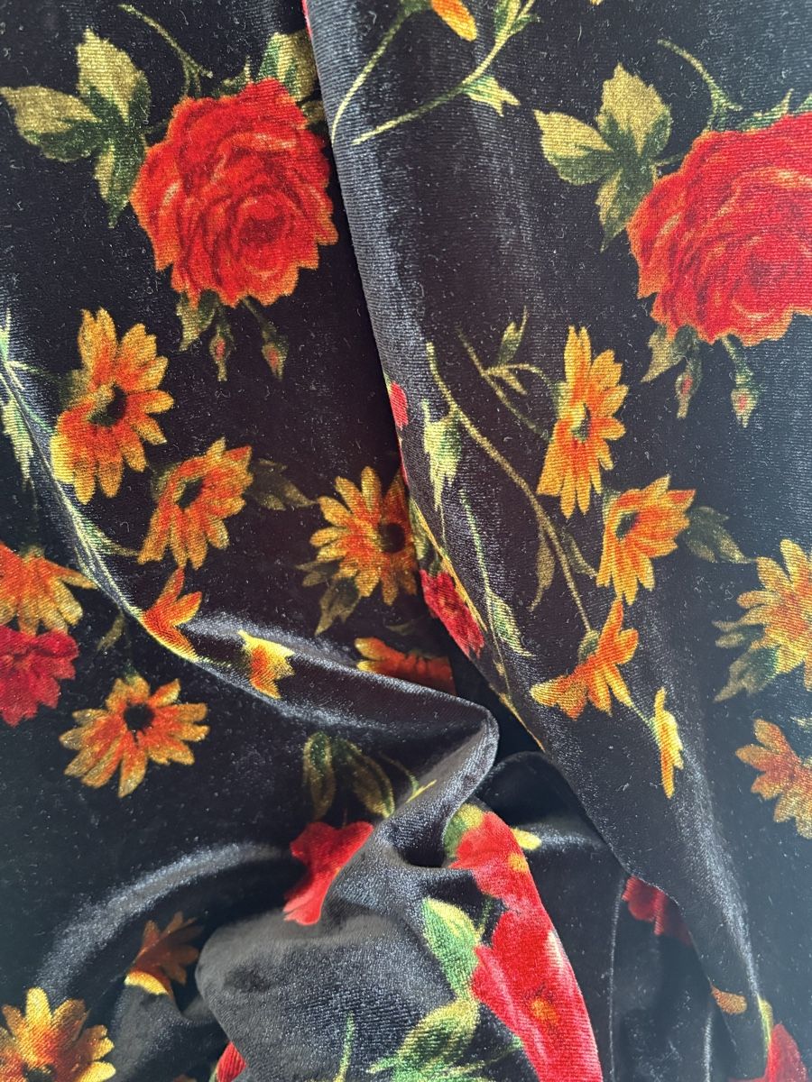 Robes: Vintage velvet flower dress Maggy London good state – Neuf (Voir description) à Prilly par mai_ktw8 6