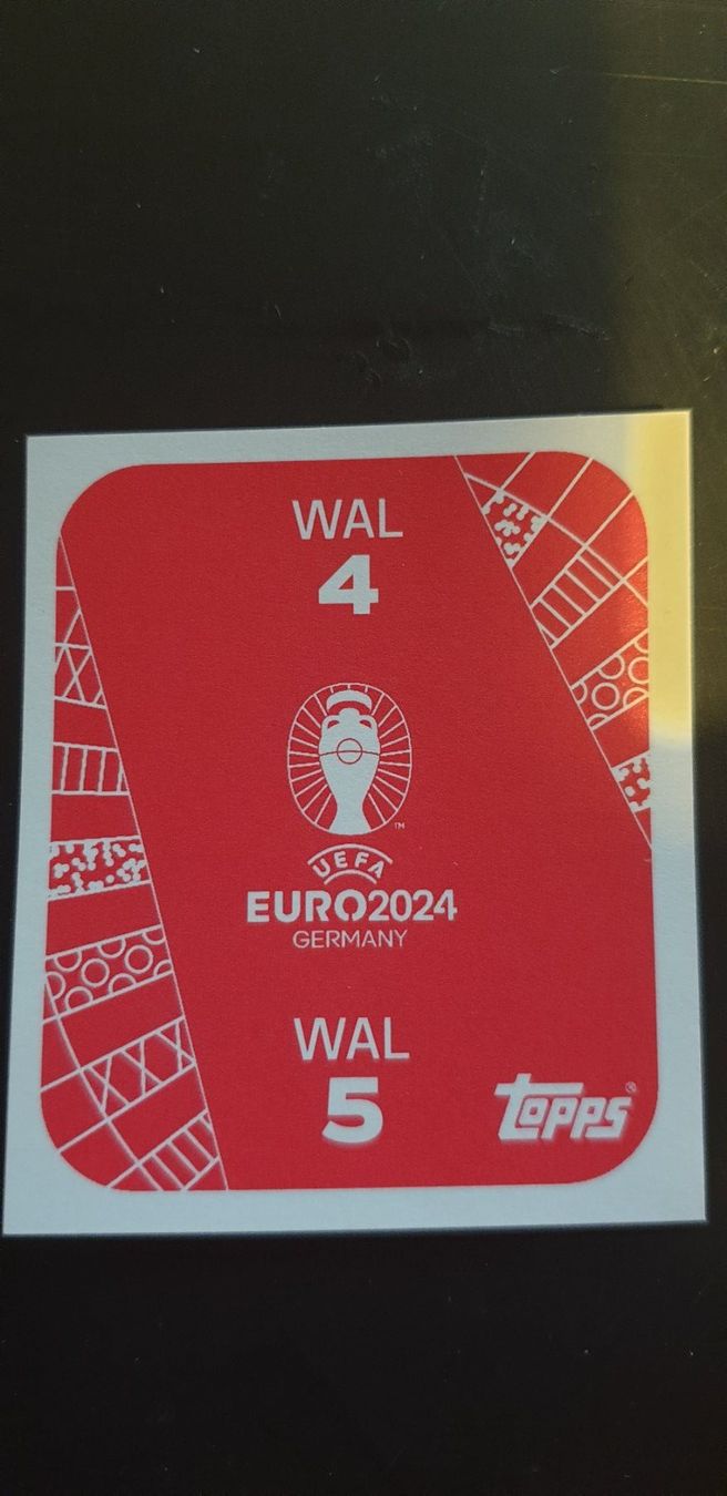 Topps Sammelbilder & Trading cards: Euro 2024 Sticker Topps WAL4/WAL5 – Neu (gemäss Beschreibung) aus Malters von burzi 1