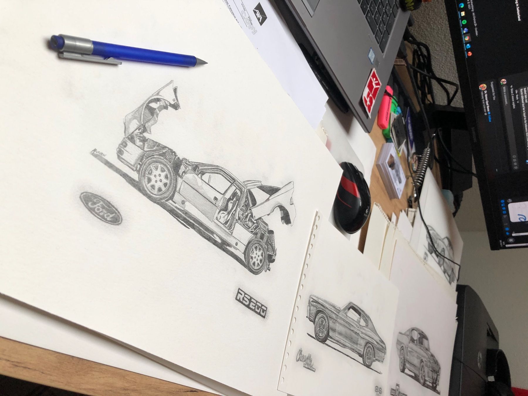 Dipinti: 1986 Ford RS200 Group B – Nuovo (secondo la descrizione) da Alpnachstad venduto da ash_9s7x 1