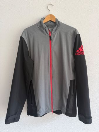 Adidas Windjacke Grau/Schwarz, Grösse M/M