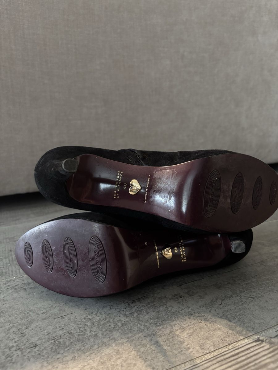 Tamaris Scarpe da donna: Bottines noires en daim, taille 40 – Nuovo (secondo la descrizione) da Savièse venduto da aly_zc2h 4
