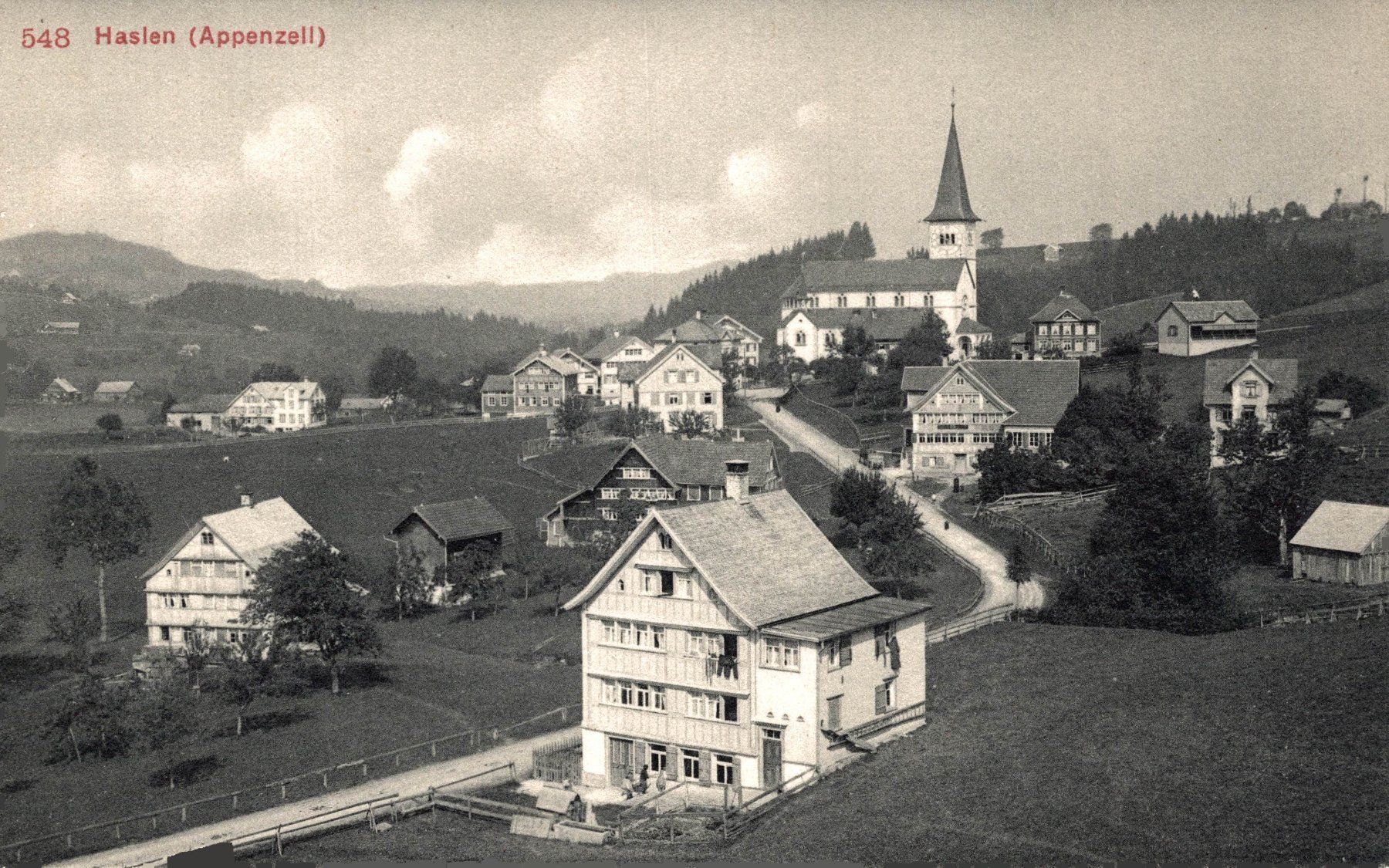 Ansichtskarten: Haslen (Appenzell) – Gebraucht aus Bronschhofen von Astore