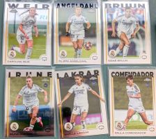 Topps Chrome UWCL 2024/25 – Real Madrid 6er Set – 3x RC /