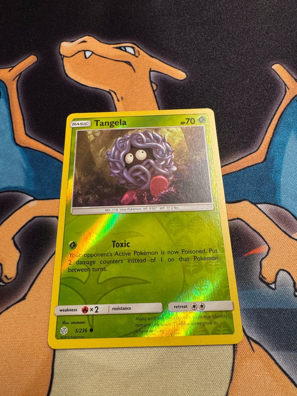 Pokémon Sammelbilder & Trading cards: Tangela (CEC 5) - Reverse Holo - Cosmic Eclipse – Neu (gemäss Beschreibung) aus Bülach von Pfrenzel