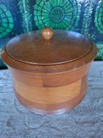 Grosse, Vintage Holz Dose/Schatulle mit Deckel, Top Zustand