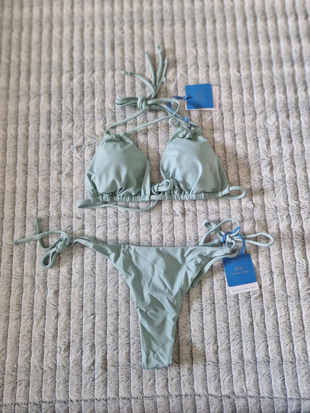 Costumi da bagno & Bikini: Neuer, hellblauer Bikini, Grösse S, ungetragen – Nuovo e nell'imballaggio originale da Hindelbank venduto da ARoeth1
