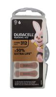 Duracell Hörgerätebatterien 312 | 6 Stück | NEU & OVP!
