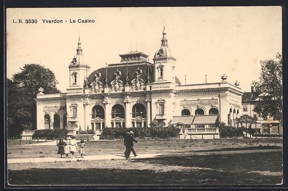 Ansichtskarten: AK Yverdon, Le Casino – Gebraucht aus Berlin von bartko-reher