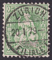 Nr. 40 mit Vollstempel ZÜRICH ZH