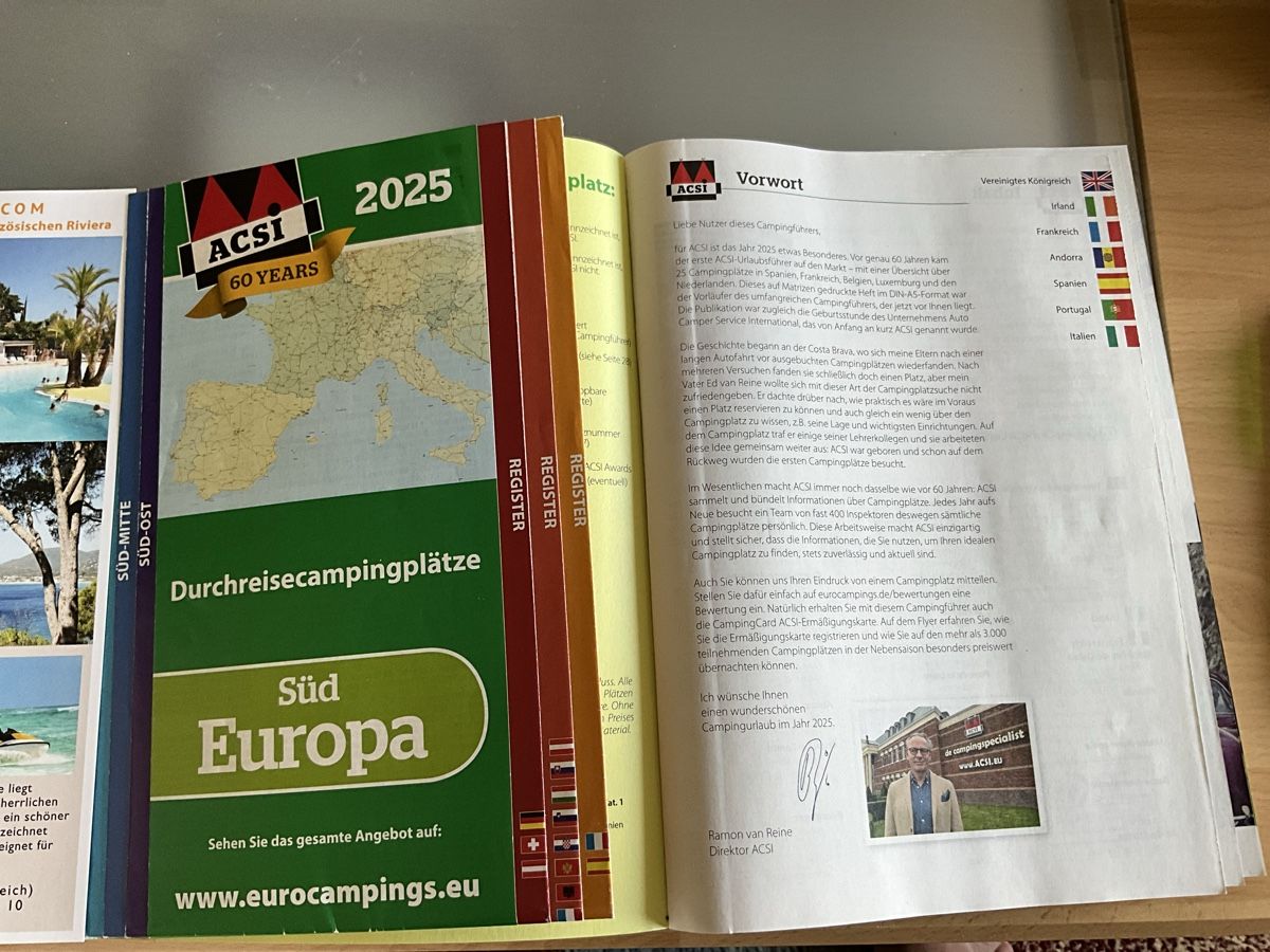 Libri: ACSI Campingfuerer Europa 2025  – Usato da Thal venduto da nocheli 5
