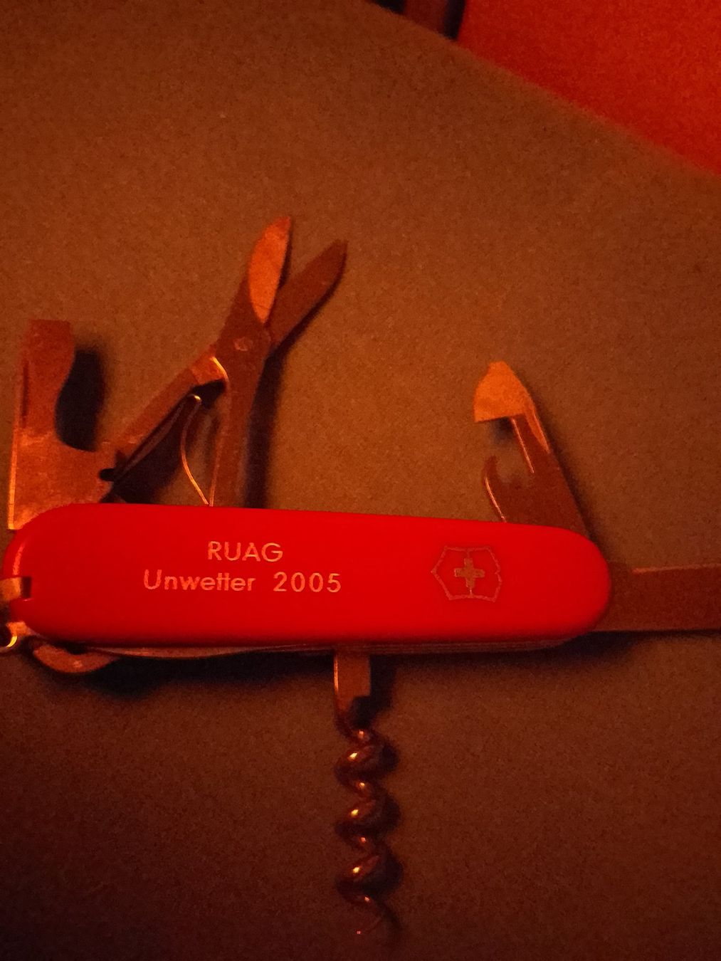 Victorinox Coltelli tascabile: Sackmesser Unwetter 2005 – Usato da Weinfelden venduto da PaterPio1968