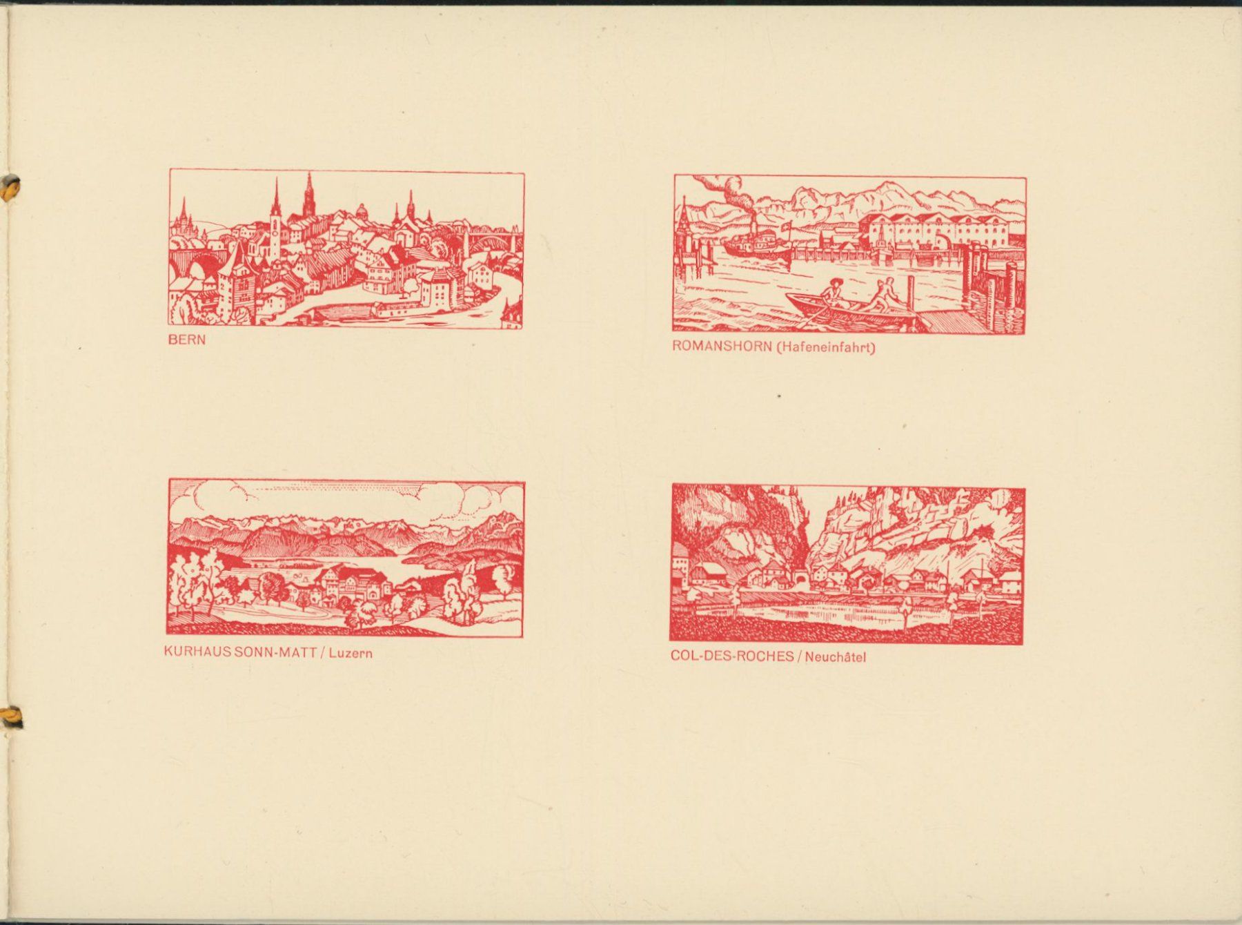 Alle Briefmarken: 1924 - Ganzsache - Probe Geschenkheft - Bildpostkarte – Neu (gemäss Beschreibung) aus Schindellegi von leecollect 1