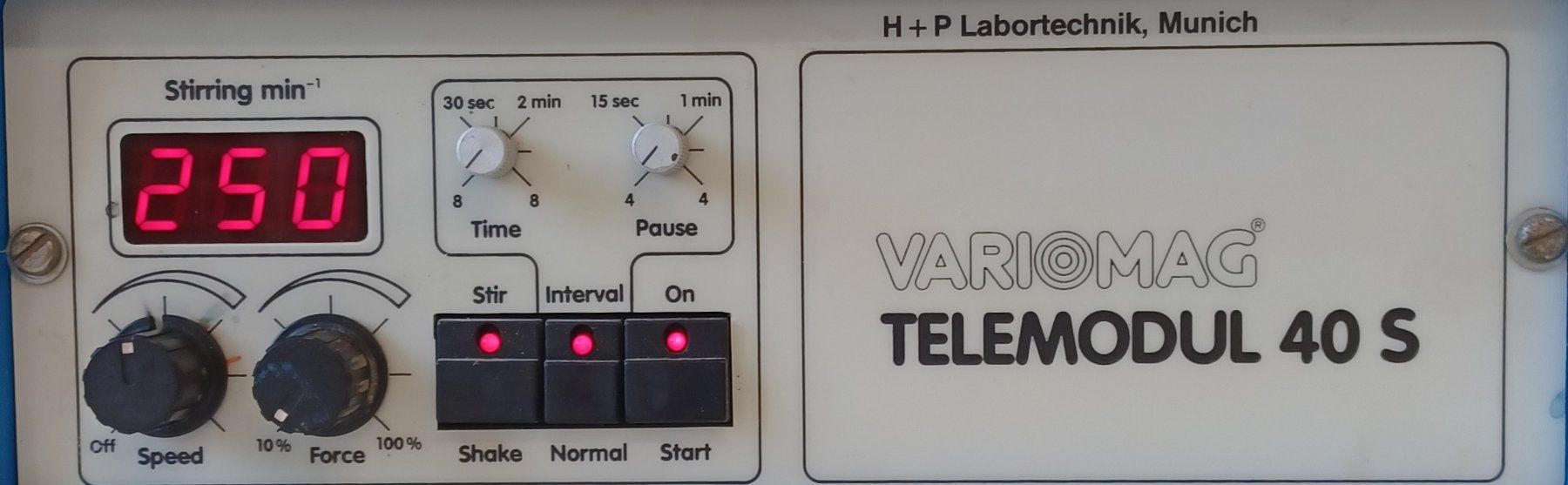 Accessori da laboratorio: H+P Labortechnik Telemodul 40S Stirrer/Shaker – Usato da Niederdorf venduto da LeptonAG_Labor 7