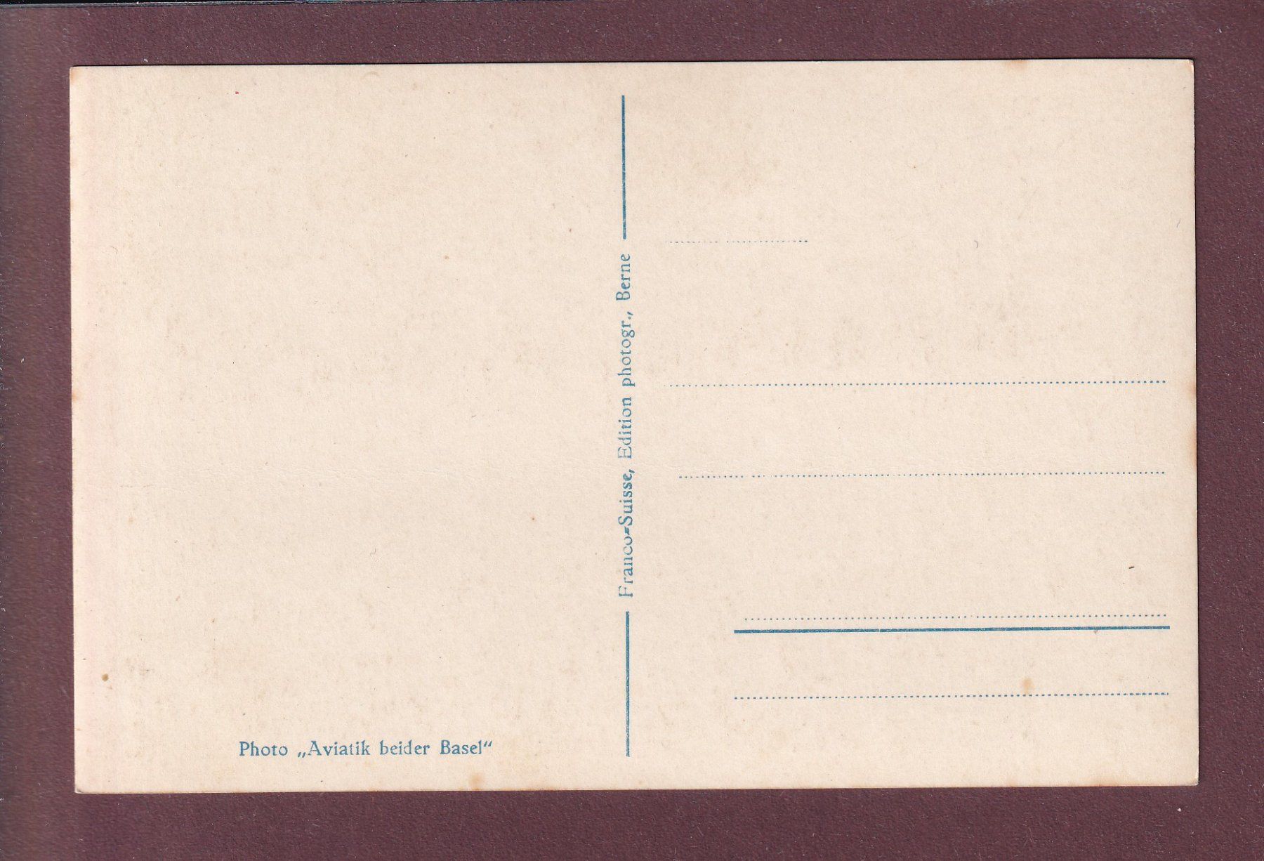 Cartoline postali: BASEL - Flugaufnahme – Usato da Pully venduto da nicecards 1