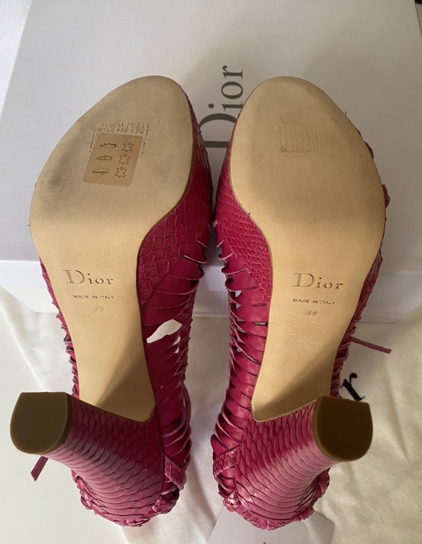 Dior Scarpe da donna: Dior pump in pitone tg.39 by John Galliano – Nuovo e nell'imballaggio originale da Mendrisio venduto da SGR85 1
