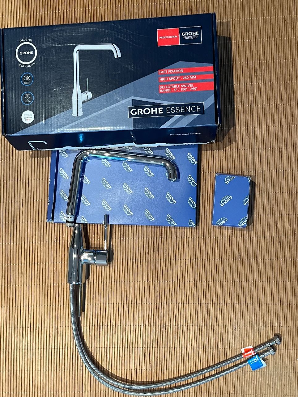 Grohe Rubinetteria: GROHE ESSENCE Küchenarmatur Chrom neu – Nuovo e nell'imballaggio originale da St. Gallen venduto da AN2010