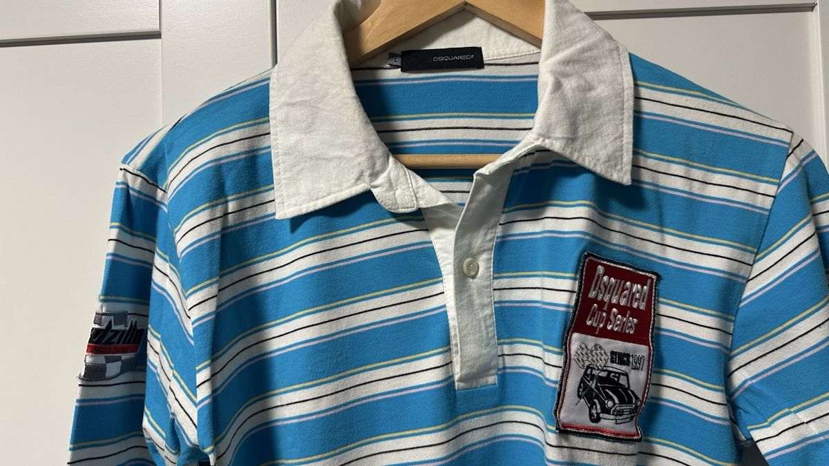 Polos: Dsquared Shirt M L Longsleeve washed destroyed boho – D'occasion à Stetten AG par rai_hy6h 4