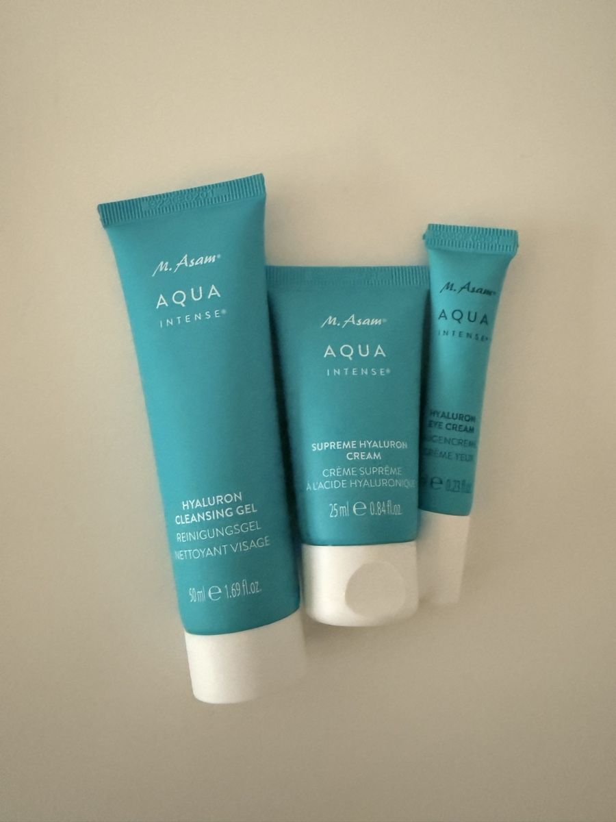 M.Asam Cura del viso: M. Asam Aqua Intense 3-teiliges Set neu – Usato da Nottwil venduto da CandyCaty