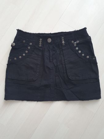 Gothic Minirock Gr XS "Tally Weijl"