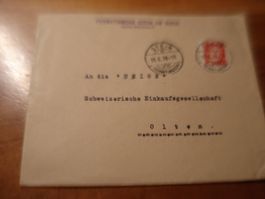 Brief 1928, Voll-o Stein Schaffhausen, Juventutefrankatur