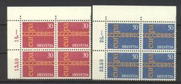 1971, Europa, Viererblöcke **