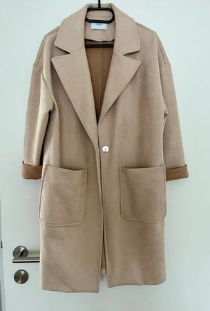 Mantel von Zara, Gr. S, Farbe beige