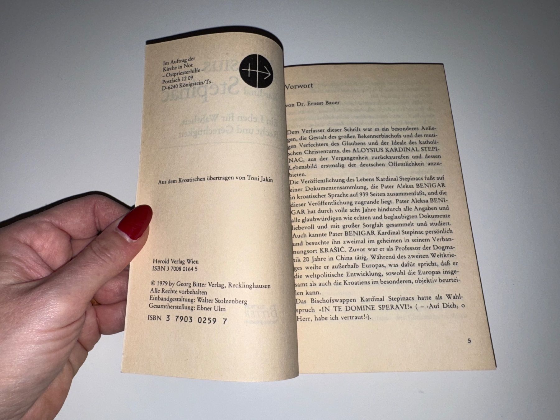 Libri: BUCH: Ernest Bauer, Kardinal Aloisius Stepinac – Usato da Grosswangen venduto da Second_hand_paradise 2