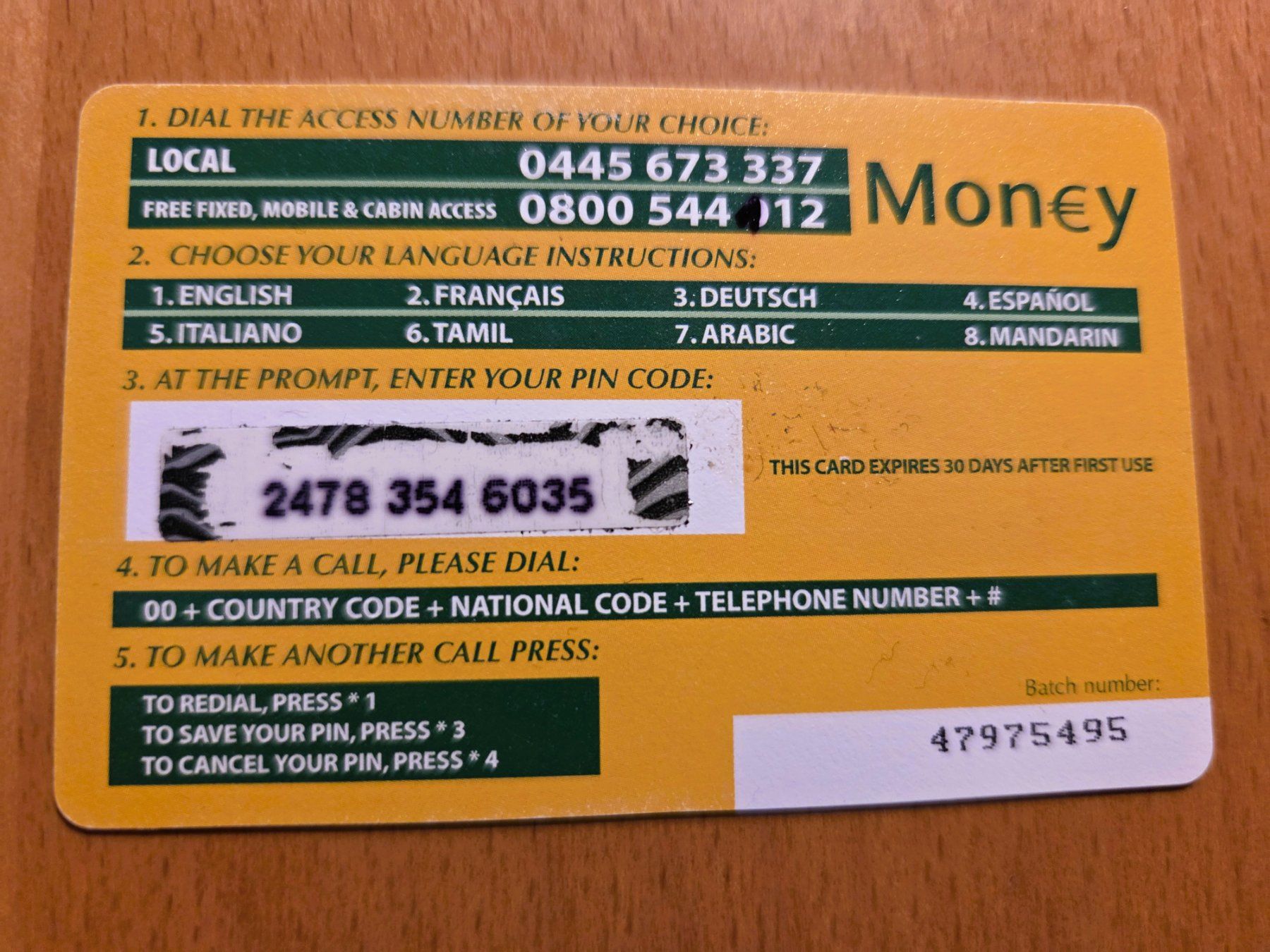 Schede telefoniche: PREPAID - SCHWEIZ – Usato da Brüttisellen venduto da Nighttrain 1
