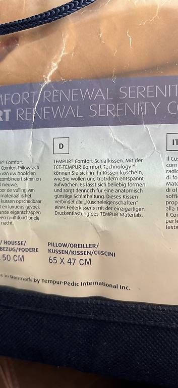 Cuscini: Tempur Comfort Kissen – Usato da Stadel venduto da Himmelrosa 1