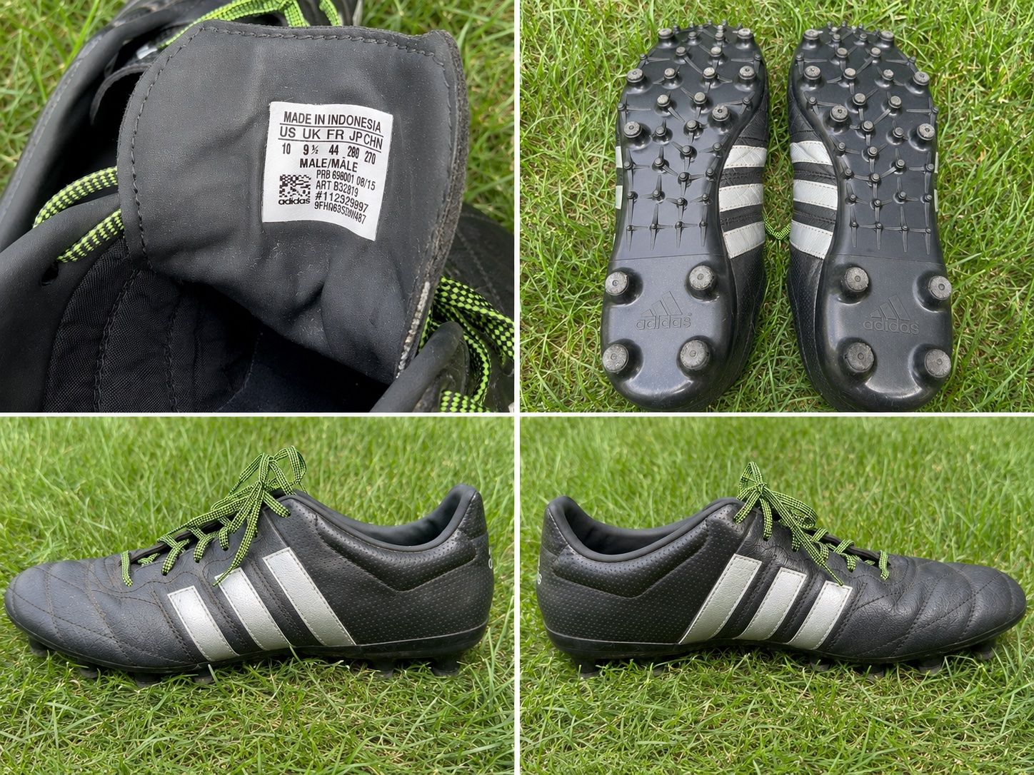 Adidas Herrenschuhe: Adidas Ace Noir. Taille 44. – Gebraucht aus Grand-Lancy von Tizianang