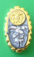 Basel Fasnachtsplakette Gold 1985 mit Nadel