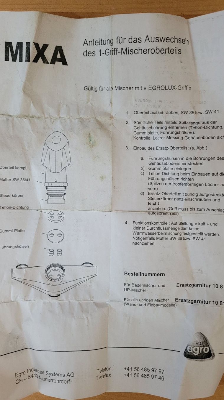 Rubinetteria: Cartouche Ergolux – Nuovo e nell'imballaggio originale da Bionnens venduto da Meg011 1