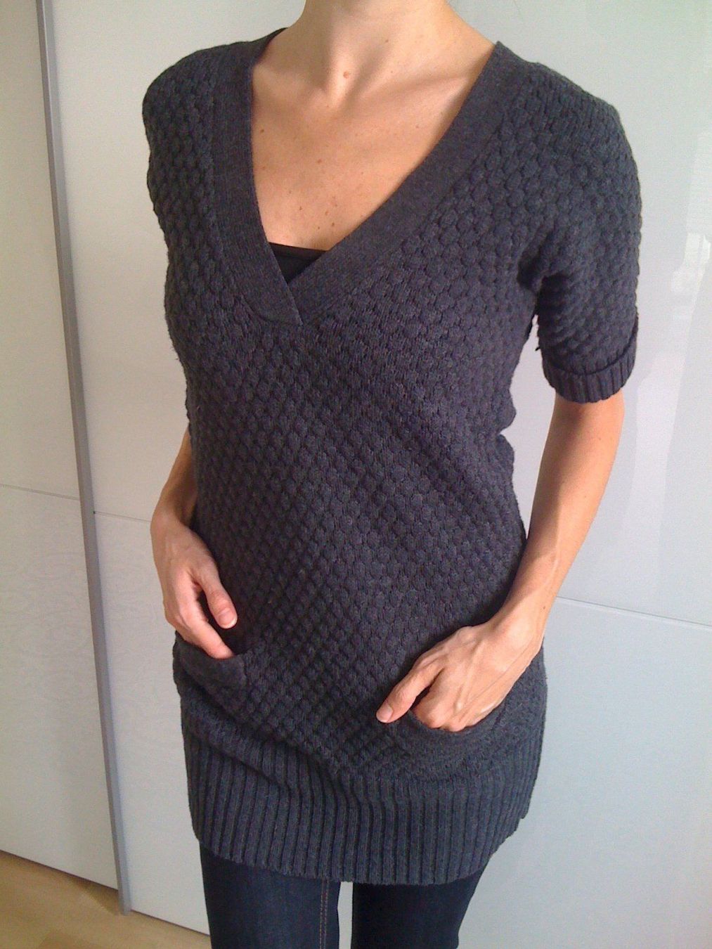 Mango Kleider: 🤩MANGO STRICK-PULLOVER-KLEID ANTRAZIT & WOLLE & D&G P. – Gebraucht aus Olten von Naja-Twins-Twins 8