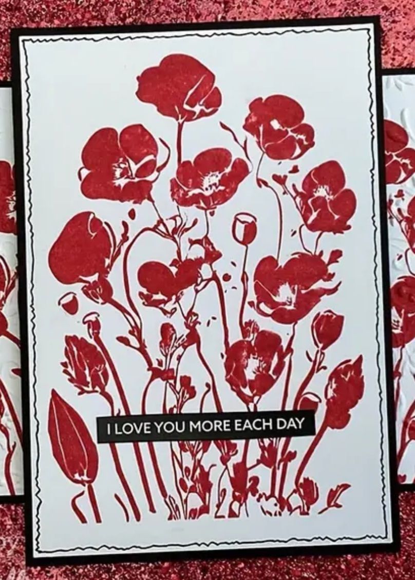 Timbri: Blumen - Silikonstempel – Nuovo e nell'imballaggio originale da Frenkendorf venduto da jazzplatten 2