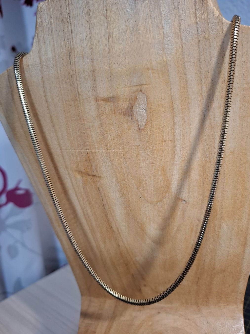 Catenine: Schlangenkette Silber 925 vergoldet – Usato da Zwieselberg venduto da Halifaxmendusli
