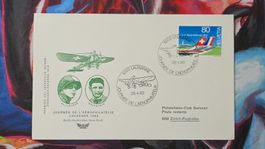 CL36 Enveloppe + Timbre Suisse - Theme Aviation 1980