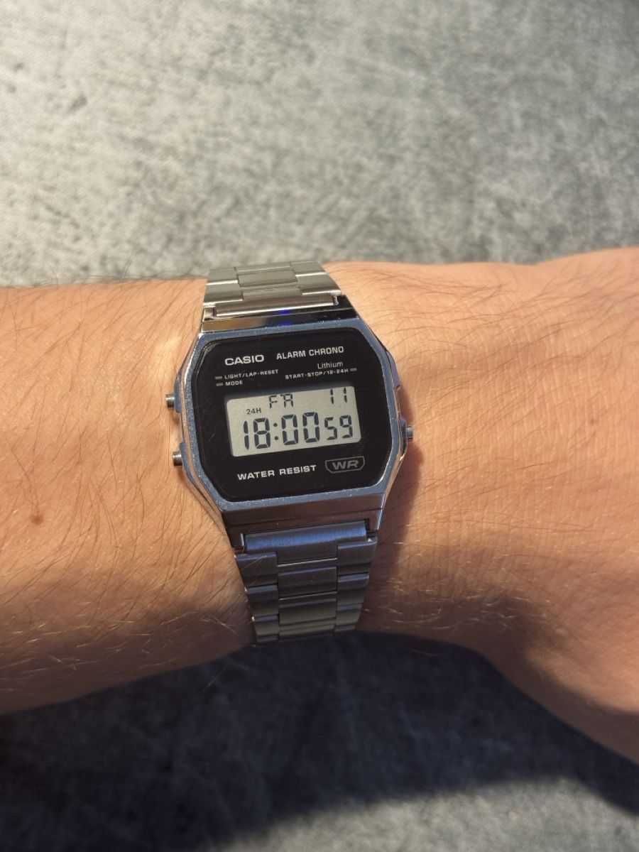 Casio Orologi: Armbanduhr Casio (A158WEA-1AEF) – Usato da Hersberg venduto da Schweingrubermika